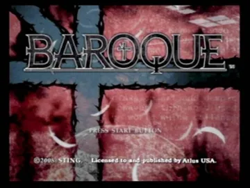 Baroque (Japan) screen shot title